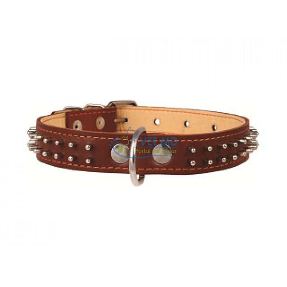 Ошейник Collar двойной с шипами в 2 ряда 0233